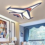 WJLL Kinderlampe LED Deckenlicht Kreative Cartoon Flugzeug Kinderzimmer Deckenleuchte Dimmbare Kronleuchter Moderne Beleuchtung Jungen Mädchen Zimmer Kinderzimmer Kinderzimmer Dekorative Deckenlamp