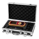 Digitales Schwingungsmessgerät, tragbarer Mini-LCD-Digital-Präzisions-Schwingungsmessertester Gm63B mit 2 Sonden 0-40 ℃ für mechanische Uhren, Motoren, Lüfter und Lag