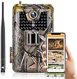 YXAQQK Wildkamera 4k live Video. APP. Control Trail Camera Cloud Service 4g Cellular Mobile 3 0MP IP66. Wireless Wildlife Cameras Nachtsicht Jagdk