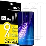NEW'C 3 Stück, Schutzfolie Panzerglas für Xiaomi Redmi Note 8, Note 8 2021, Xiaomi Mi 9 Lite, Frei von Kratzern, 9H Härte, HD Displayschutzfolie, 0.33mm Ultra-klar, Ultrabeständig