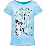 Frozen Die Eiskönigin Mädchen T-Shirt | Kinder Kurzarm Shirt 104 / b