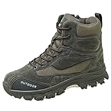 BAOFUBA Herren Trekking Wanderschuhe Hohe Bande Wanderstiefel Outdoor Schuhe Trekkingschuhe Mountain Herren Bergschuhe mit Membran und Wildleder wasserdichte Wanderschuhe H