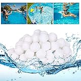 Filterbälle für Pool Filterballs für Sandfilteranlagen Geeignet für Pool Filter Schwimmbad Filteranlage Filterbälle Pool Liter Filter Balls Poolreinigung Zubehör Filter Balls für Schwimmbad, 700g