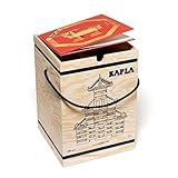 Kapla 280 Holzkiste mit Kunstbuch Rot (6+)