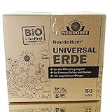 Neudorff NeudoHum Bio UniversalErde 50 Liter - 100 % torffreie Universal Erde für kräftiges und gesundes W