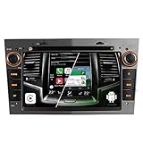 Android 10 Dual Radio Tuner FM Carplay Android Auto 2GB+32GB Rohm DSP Bluetooth 5.0 DAB+ WiFi 4G USB CD Navi Autoradio DVD GPS OPEL Astra Corsa C D Vivaro Antara Vectra Zafira(Grau)