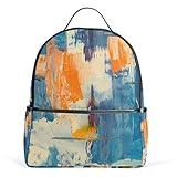 Netter Rucksack-Abstrakter Expressionismus-Malerei-Rucksack-Schultaschen-beiläufiger Daypack für Kursteilnehmer-Mädchen-Jung