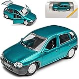 NEW Opel Corsa B Türkis Blau 5 Türer 1993-2000 1/43 Gama M