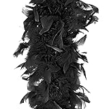 DekoHaus Federboa in Schwarz 180cm F