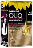 Garnier Olia Haar Coloration Extra Hellblond 10.0 / Färbung für Haare enthält 60% Blumen-Öle für intensive Farbkraft - Ohne Ammoniak - 3 x 1 Stück