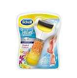 Scholl 3027683 Velvet Smooth Express Pedi elektrischer Hornhautentferner (mit Diamantpartikeln, Summer Edition)