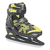 Roces Jungen Jokey Ice 3.0 Boy Schlittschuh, Black-Lime, 26-29