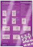 Yoni-Massage Kurzanleitung (2017) - 23 Massage-Techniken für die Tantramassage und mehr Genuss beim Sex - Praktische Schnellübersicht und Spickzettel ... für die Frau [DIN A4 - zweiseitig, laminiert]