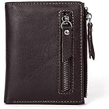 LEPSJGC Männer Mappe, Bifold Gift Box Multi-Card Slot Folding Geldklammer Wallet in Münzfach (Color : B)