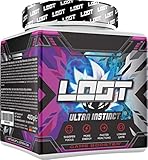 LOOT® - Premium Game Booster mit der Flow-State® Formel | 50 Servings (400g) mit Koffein | 20 hochdosierte Inhaltsstoffe | Unique Design | Konzentration Ausdauer Reaktionsfähigkeit | Ultra Instinct®