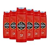 Old Spice Captain Duschgel und Shampoo für Männer, 6er Pack (6 x 250 ml), 2in1 Showergel + Shampoo, mit Männlichem Langanhaltendem D