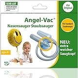 Nasensauger Baby Angel Vac EXTRA WEICHER SAUGKOPF Das Original Für Standard Staubsauger Nasensauger Baby elektrisch seit 25 Jahren Nasensekretsaug