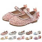 Mädchen Prinzessin Schuhe Ballerina Schuhe Tanzschuhe Kinder Kleid Schuhe Hochzeitsschuhe Paillette Strass Lederschuhe Cosplay Schuhe Weicher Boden Loafers Sandalen Einzelne S