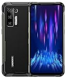 DOOGEE S97 PRO Smartphone Ohne Vertrag mit Laser-Entfernungsmesser, Helio G95 8GB+128GB,Android 11 IP68 Wasserdicht Robustes Handy 8500mAh Akku, 48MP Quad Kamera, Drahtloses Laden GPS NFC Schw