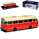 Magirus-Deutz Saturn II 1965 Bus Rot Weiss 1/72 Atlas Modell Auto mit individiuellem Wunschk