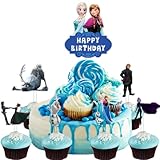 Frozenes Tortendeko Geburtstag Tomicy Frozen Cake Toppers Prinzessinnen Geburtstag Kuchen Topper Geburtstag Mädchen Kuchen Dekoration Party Kuchen Dekoration Lieferungen Kinder 7p