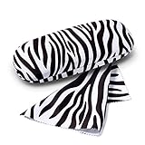 FEFI Hardcase Brillenetui: Animal Print Zebra - mit passendem Mik