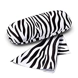 FEFI Hardcase Brillenetui: Animal Print Zebra - mit passendem Mik