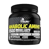 OLIMP- Anabolic Amino 5500 Mega Caps (400 Kapseln).Hochwertiges Nahrungsergänzungsmittel mit einer großen Menge der wichtig