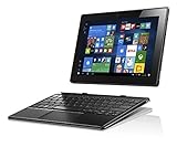 Lenovo Miix 310 25,4 cm (10,1 Zoll HD IPS Touch) Convertible Tablet-PC (Intel Atom Z8350, 4GB RAM, 64GB eMMC, LTE, Windows 10 Home) silb