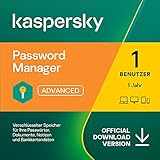 Kaspersky Password Manager | 1 Benutzerkonto | 1 Jahr | PC/Mac/Android/iOS | Aktivierungscode per E