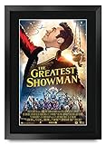 HWC Trading The Greatest Showman A3 Gerahmte Signiert Gedruckt Autogramme Bild Druck-Fotoanzeige Geschenk Für Hugh Jackman Michelle Williams Zac Efron Zendaya Rebecca Ferguson Filmplakat F
