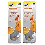 Scholl In Balance® Einlegesohlen für Schuhe in Größe S (37-39,5) Sohlen bei Schmerzen im unteren Rücken 2 Paar nicht klebende Einlag