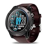 1,3-Zoll-IPS-Touchscreen-Smartwatch Männer Echtzeit-Wetter Optische Pulsuhr Tracking Sports Smartwatch, R