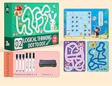 Magisch Verfolgung Arbeitsmappe Kinder Wiederbeschreibbar Übung Buch Wiederverwendbar Kalligraphie Heft Kinder Vorschule Üben Stift Griff Steuerung Spielzeuge (Logisches Labyrinth)