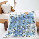 Kuscheldecke Baseball Blaues Muster Fleecedecke Weich Decken Flanell Lammwolle Blanket Doppelseitiges Design Sofadecke Pflegeleicht Felldecke Couchdecke Langlebig Wohndecke 130x150