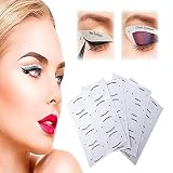 8PCS Quick Eyeliner Lidschatten Schablonen, Quick Eyeliner Lidschatten Make-up Tool Kit, Quick Eyeliner Lidschatten Schablonen, Eyeshadow Guide Smokey Eye Stick