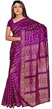 Trendofindia Indischer Bollywood Fashion Sari Stoff Damenkostüm Kleid Lila CA102