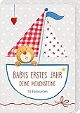 Fotokarten-Box - BabyGlück - Babys erstes Jahr - Deine Meilensteine: 33 Fotok