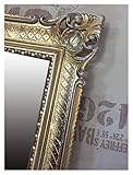 Lnxp WANDSPIEGEL BAROCKSPIEGEL Spiegel IN Gold Silber DUALCOLOR 90x70 cm ANTIK BAROCK Rokoko Shabby CHIC Renaissance JUGENDSTIL Retro Design MIT ORNAMENTVERZIEHRUNGEN LUXURIÖS PRUNKVOLL