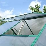 Tawveml Solare Wärme Empfindliche Automatischer Fensteröffner Fensterheber für Gewächshaus Gartenhäuser Temperaturgesteuert Hubkraft 7 kg, Hubhöhe 40 cm Ersatzzylinder(Eine Federn)