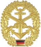 Original Bundeswehr Barettabzeichen aus Metall in verschiedenen Sorten zur Auswahl Farbe Marinesicherung/Ab