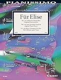 Für Elise: Die 100 schönsten klassischen Original-Klavierstücke. Klavier. (Pianissimo)