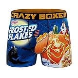 CRAZYBOXER Kellogg's Herren Boxershorts, Hflk, Larg