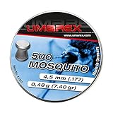 Umarex Mosquito Premium Flachkopf-Diabolo 4,5mm Luftgewehrkugeln Diabolos für Luftdruckwaffen, Luftgewehr und Luftpistole Preiswerte Trainingsmunition von Eva Shop
