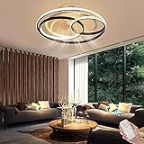 Deckenventilator Mit Beleuchtung Led Deckenleuchte Dimmbar Leise Fernbedienung Licht Weib 53cm Klein Fan Schlafzimmer Deckenlampe Moderne Ventilator Deckenlicht Wohnzimmer Kinderzimmer E