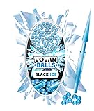 Vovan Balls - Premium Aroma Kapsel Kugeln 100 Stück pro Packung Set | großartiger Geschmack DIY | In praktischer box zur Aufbewahrung | Click System Hülse (Blueberry Mint)