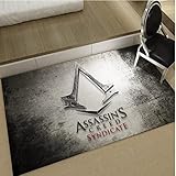 Assassin's Creed Teppich, Bettvorleger Odyssey Brotherhood, Spiel Anime Home Bodenmatte 160x230