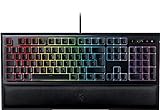 Razer Ornata Chroma - Gaming Tastatur mit Mecha-membranen Hybrid-Schaltern (Ergonomische Handballenablage, voll programmierbar, RGB Chroma) QWERTZ | DE-Layout, Schw
