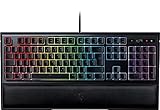 Razer Ornata Chroma - Gaming Tastatur mit Mecha-membranen Hybrid-Schaltern (Ergonomische Handballenablage, voll programmierbar, RGB Chroma) QWERTZ | DE-Layout, Schw