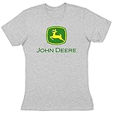 John Deere Logo T-Shirt (X-Small) Grey